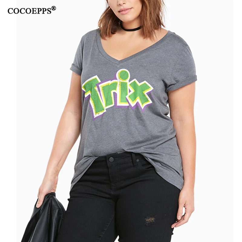 5XL 6XL 2019 Big Size Summer Fashion Women Tops T-shirt Casual Letter Print Casual Tops Gray Loose Summer Tops Female T-Shirts
5XL 6XL 2019 Big Size Summer Fashion Women Tops T-shirt Casual Letter Print Casual Tops Gray Loose Summer Tops Female T-Shirts