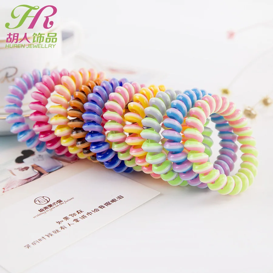 10Pc/Lot Telephone Line Elasticity Rubber Crystal Hair Accessory Women Headwears Elastic Hair Band for Girl Jewelry Springs
10Pc/Lot Telephone Line Elasticity Rubber Crystal Hair Accessory Women Headwears Elastic Hair Band for Girl Jewelry Springs