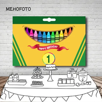 Vinyl Photography Background Birthday Party Colorful Crayon Art Party Children Photo Booth Banner Kids Backdrop Photo Studio
Vinyl Photography Background Birthday Party Colorful Crayon Art Party Children Photo Booth Banner Kids Backdrop Photo Studio
