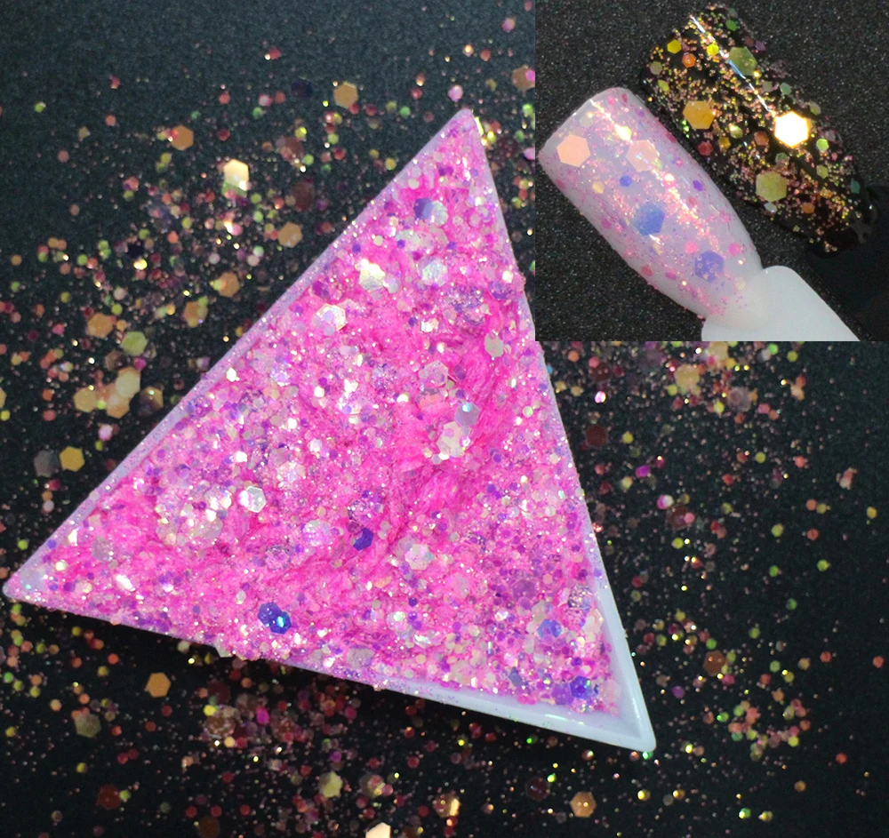 30g~500g, Mix Hexagon Shapes Sequins, Iridescent Rainbow Shining Color Slices 3D Nail Art Glitters Paillettes
30g~500g, Mix Hexagon Shapes Sequins, Iridescent Rainbow Shining Color Slices 3D Nail Art Glitters Paillettes