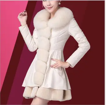 2017 new fashion temperament fur women's coat long imitation fox fur Slim Korean leather fur coat
2017 new fashion temperament fur women's coat long imitation fox fur Slim Korean leather fur coat