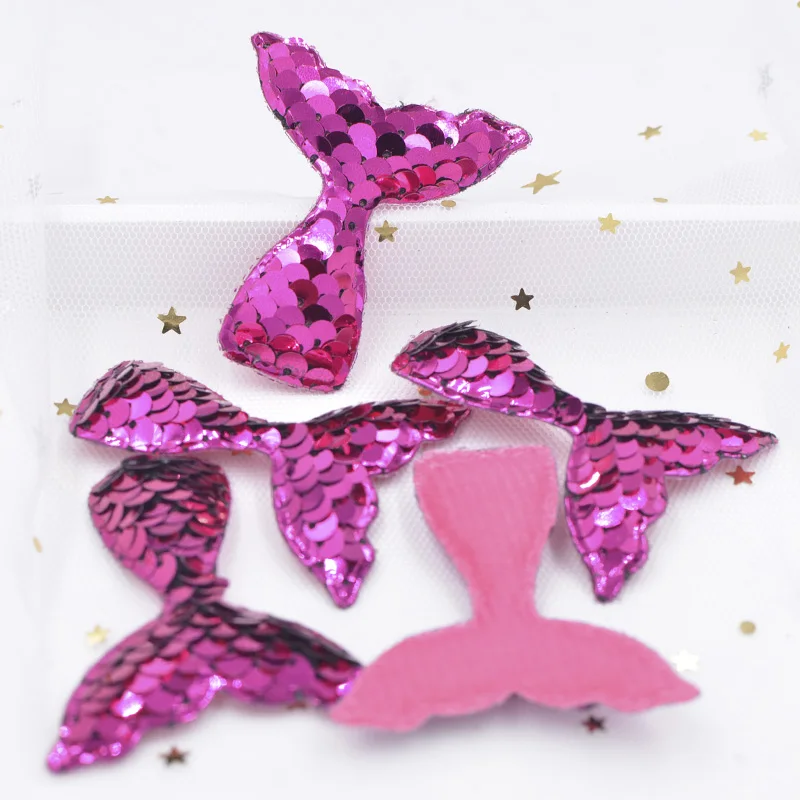 16Pcs Bling Padded Mermaid Tail Appliques for Bows Sequins Embroidery Patches Stickers Decoration, DIY Hair Accessories F35
16Pcs Bling Padded Mermaid Tail Appliques for Bows Sequins Embroidery Patches Stickers Decoration, DIY Hair Accessories F35