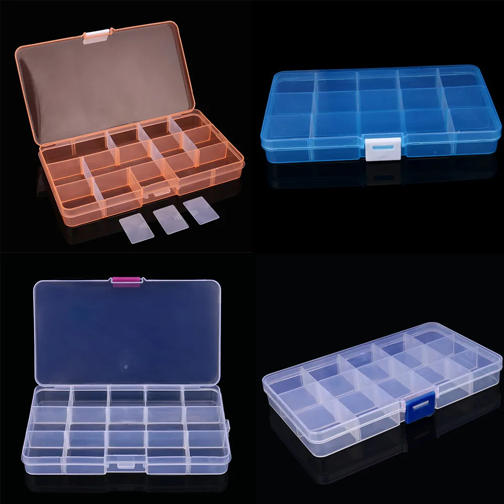 15 Slots Jewelry Organizer Storage Case 2019 New Arrival Adjustable Jewelry Storage Box Case Craft Organizer Bead Ring Necklace
15 Slots Jewelry Organizer Storage Case 2019 New Arrival Adjustable Jewelry Storage Box Case Craft Organizer Bead Ring Necklace