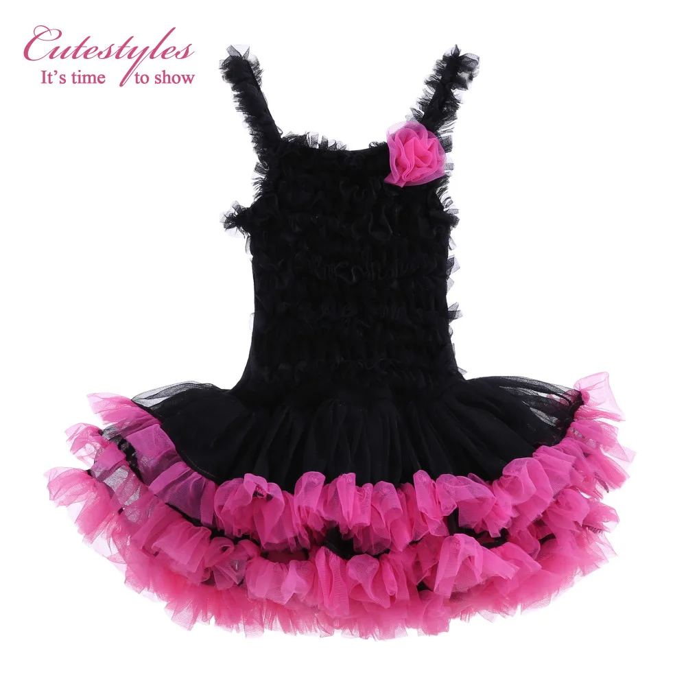 Cutestyle Fashionable Black And Hot Pink Girls Tutu Dress With Flower Multilayer Princess Dress Ballet Dance Costume TD20423-06
Cutestyle Fashionable Black And Hot Pink Girls Tutu Dress With Flower Multilayer Princess Dress Ballet Dance Costume TD20423-06