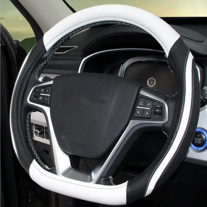 D Shape Leather Car Steering Wheel Cover Case For Kia Sportage Optima K5 For Nissan Qashqai J11 X-trail T32 2015 2016 2017 2018
D Shape Leather Car Steering Wheel Cover Case For Kia Sportage Optima K5 For Nissan Qashqai J11 X-trail T32 2015 2016 2017 2018