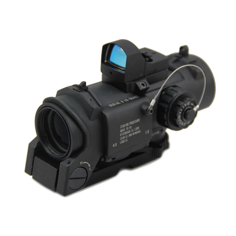 Tactical DR 4x Magnifier Optic Rifle Hunting Scope 4x32 Illuminated Mil-Dot Scope Fit 20mm Weaver Picatinny Rail
Tactical DR 4x Magnifier Optic Rifle Hunting Scope 4x32 Illuminated Mil-Dot Scope Fit 20mm Weaver Picatinny Rail