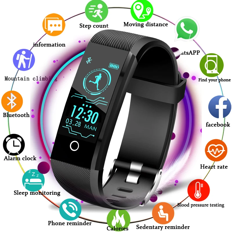 Smartwatch Women Sport Watch Fitness Tracker Pedometer Blood Pressure Heart Rate Monitor Men LED Touch Screen Smart Watch+Box
Smartwatch Women Sport Watch Fitness Tracker Pedometer Blood Pressure Heart Rate Monitor Men LED Touch Screen Smart Watch+Box