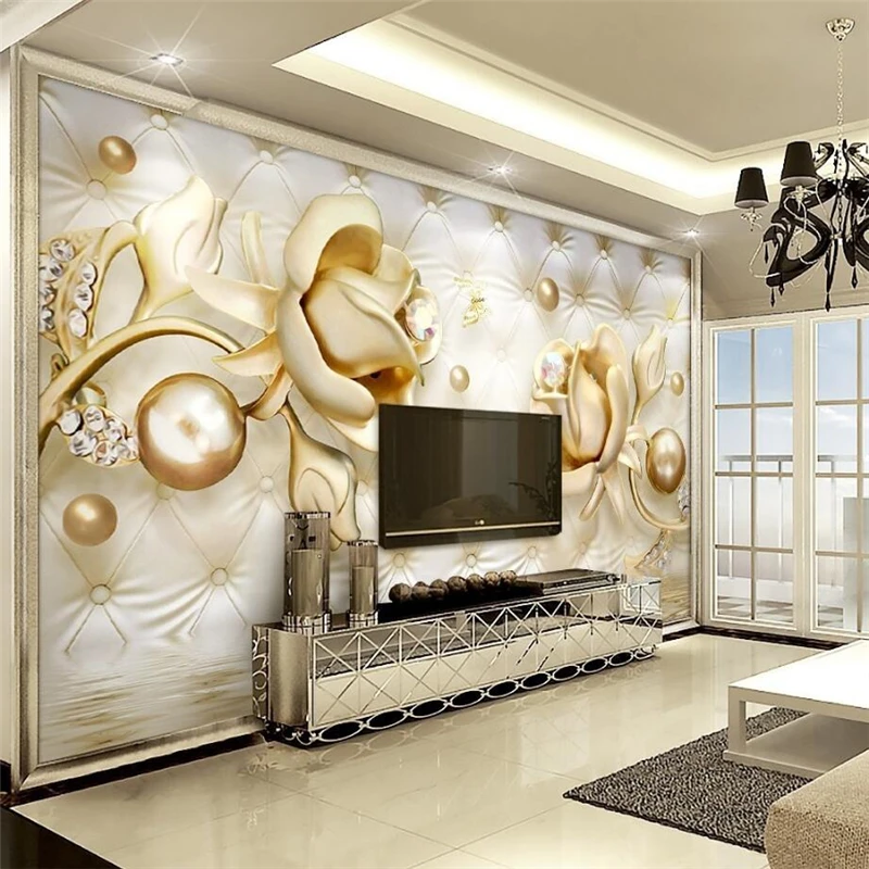 beibehang Custom photo wall murals wall stickers 3d luxury gold roses soft bag ball jewelry TV background wall papel de parede
beibehang Custom photo wall murals wall stickers 3d luxury gold roses soft bag ball jewelry TV background wall papel de parede