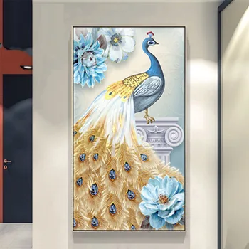 5d diy diamond painting full round New living room peacock stick drill cross stitch brick embroidered
5d diy diamond painting full round New living room peacock stick drill cross stitch brick embroidered