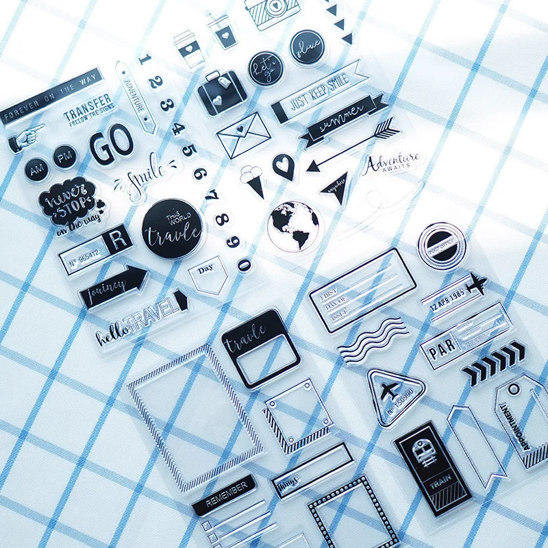 Midodo Travel Series Transparent Silicone Clear Stamps for DIY Scrapbooking Photo Album/Card Making Craft Decoration
Midodo Travel Series Transparent Silicone Clear Stamps for DIY Scrapbooking Photo Album/Card Making Craft Decoration