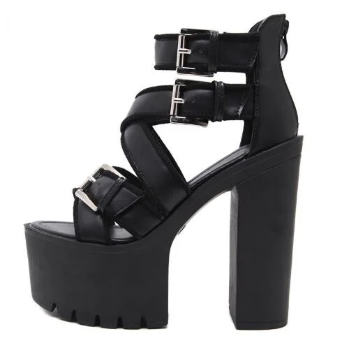 Spring/summer new fashion ultra high heel platform platform with thick bottom and hollowed-out Roman high heel sandals
Spring/summer new fashion ultra high heel platform platform with thick bottom and hollowed-out Roman high heel sandals