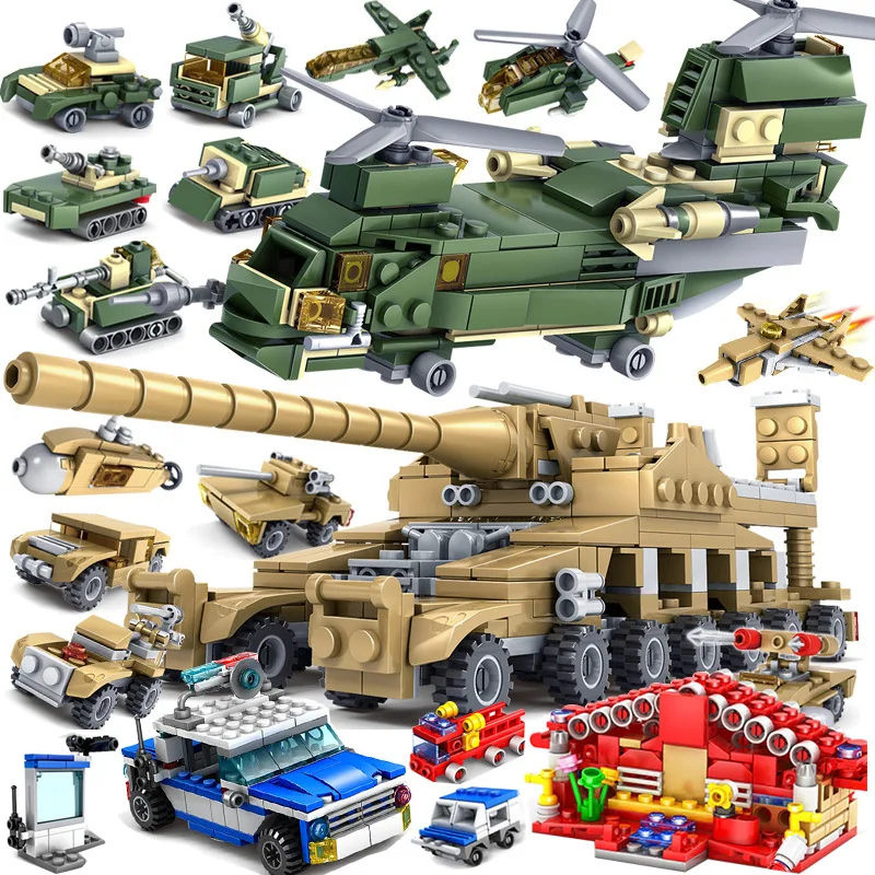 Kazi Military Vehicles WW2 Germany Tank Building Blocks 16 in 1 SWAT Police Fire Station World War 2 Compatible
Kazi Military Vehicles WW2 Germany Tank Building Blocks 16 in 1 SWAT Police Fire Station World War 2 Compatible