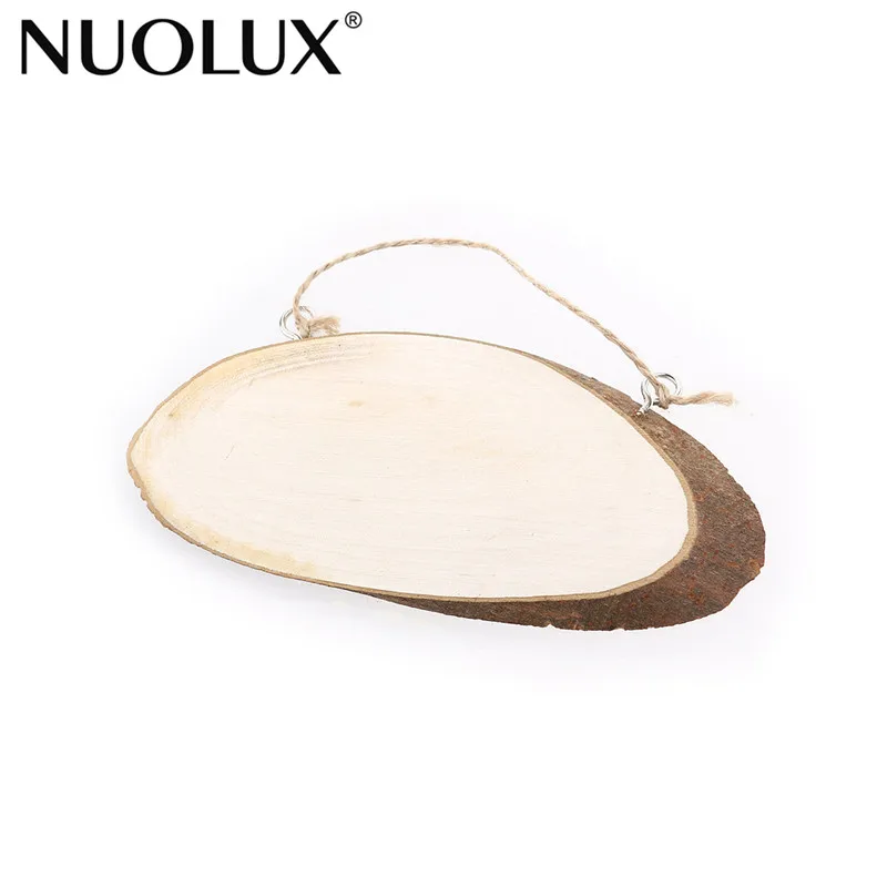 NUOLUX Oval Tree Log Slice Plaques With 2 Hooks And Rope For Party Wedding Birthday DIY Decoration (Wood Color)
NUOLUX Oval Tree Log Slice Plaques With 2 Hooks And Rope For Party Wedding Birthday DIY Decoration (Wood Color)