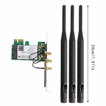 tablet-Dual-Band 2.4/5GHz 300M Desktop PCI-E 1X Interface Wireless Network Card + 3 Antenna For Intel 4965AGN
tablet-Dual-Band 2.4/5GHz 300M Desktop PCI-E 1X Interface Wireless Network Card + 3 Antenna For Intel 4965AGN