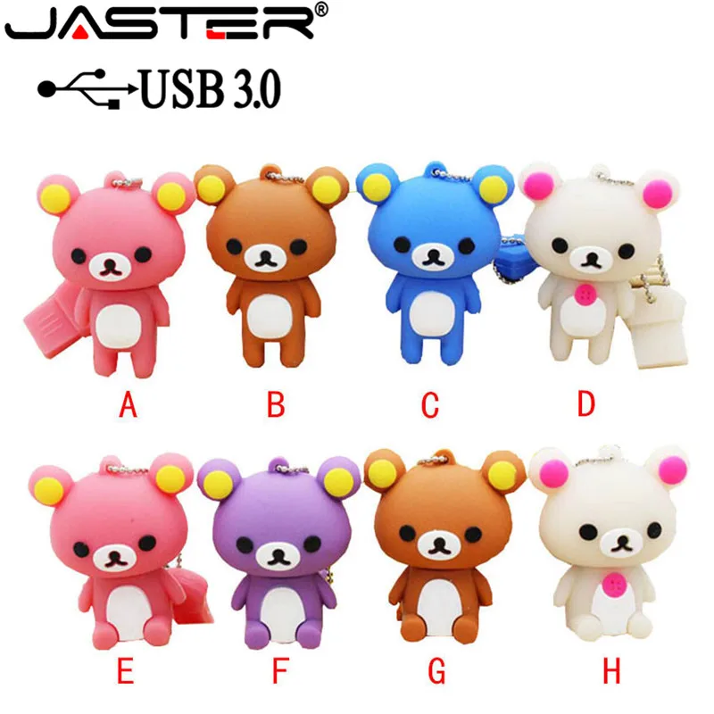 JASTER Cartoon Hot high speed Usb 3.0 Cartoon Animal bear series USB flash drive 64GB 32GB 16GB 8GB 4GB USB Memory stick
JASTER Cartoon Hot high speed Usb 3.0 Cartoon Animal bear series USB flash drive 64GB 32GB 16GB 8GB 4GB USB Memory stick