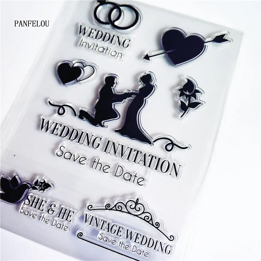 PANFELOU marriage proposal Transparent Silicone Rubber Clear Stamps cartoon for Scrapbooking/DIY Christmas wedding album
PANFELOU marriage proposal Transparent Silicone Rubber Clear Stamps cartoon for Scrapbooking/DIY Christmas wedding album