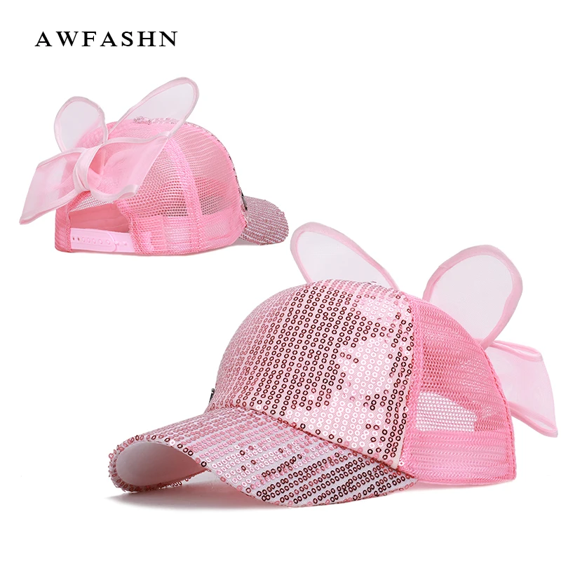 2019 New Fashion Shiny Children's Baseball Cap Spring Summer bow-knot Mesh Hat Kids Boy Girl Baby Sequin Brand Snapback Black M
2019 New Fashion Shiny Children's Baseball Cap Spring Summer bow-knot Mesh Hat Kids Boy Girl Baby Sequin Brand Snapback Black M