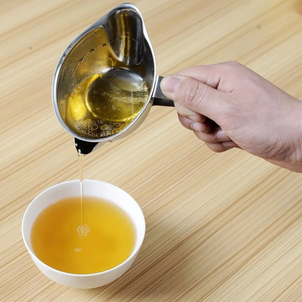 Realand Useful 18/8 Stainless Steel Gravy Oil Soup Fat Separator Bowl Multi-use Grease Oiler Filter Strainer Pot Cooking Tool
Realand Useful 18/8 Stainless Steel Gravy Oil Soup Fat Separator Bowl Multi-use Grease Oiler Filter Strainer Pot Cooking Tool
