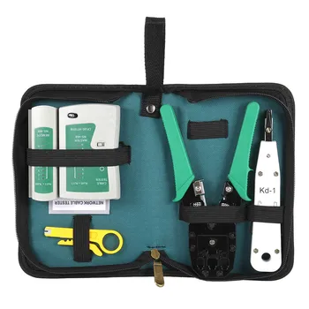 5pcs/Set Ethernet Cable Tester RJ45 Kit Crimper Crimping Tools Punch Down RJ11 Cat6 Wire Detector LKS99
5pcs/Set Ethernet Cable Tester RJ45 Kit Crimper Crimping Tools Punch Down RJ11 Cat6 Wire Detector LKS99
