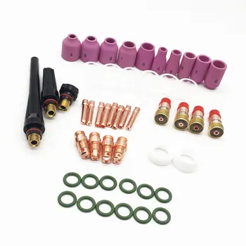 49pcs /set Tig Welding KitFor WP-17/18/26 Welding Torch Stubby Gas Lens #10 Glass Cup Kit Durable Welding Accessories
49pcs /set Tig Welding KitFor WP-17/18/26 Welding Torch Stubby Gas Lens #10 Glass Cup Kit Durable Welding Accessories
