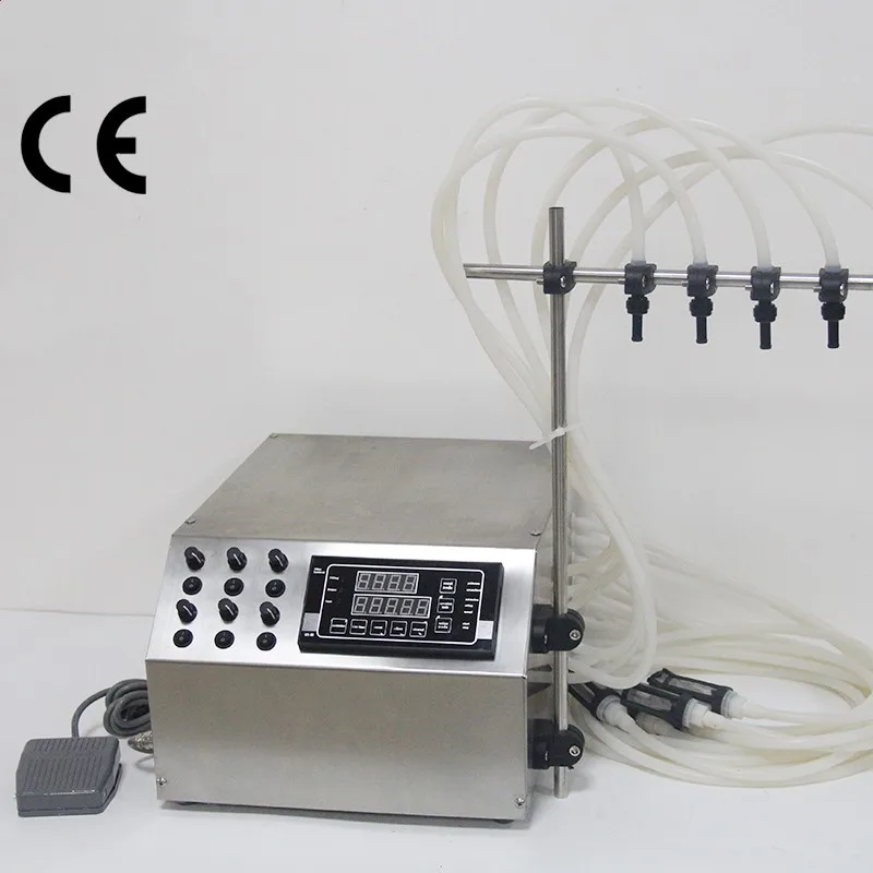 6 Six Heads Electric Digital Control Pump Liquid Filler 3-4000ml with CE High quality NE
6 Six Heads Electric Digital Control Pump Liquid Filler 3-4000ml with CE High quality NE