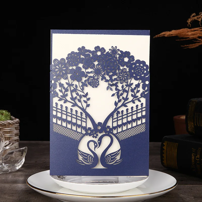 White Laser Cut Wedding Invitations Elegant Rustic Happiness Tree 3d Greeting Card Birthday Party Invitation 50pcs
White Laser Cut Wedding Invitations Elegant Rustic Happiness Tree 3d Greeting Card Birthday Party Invitation 50pcs