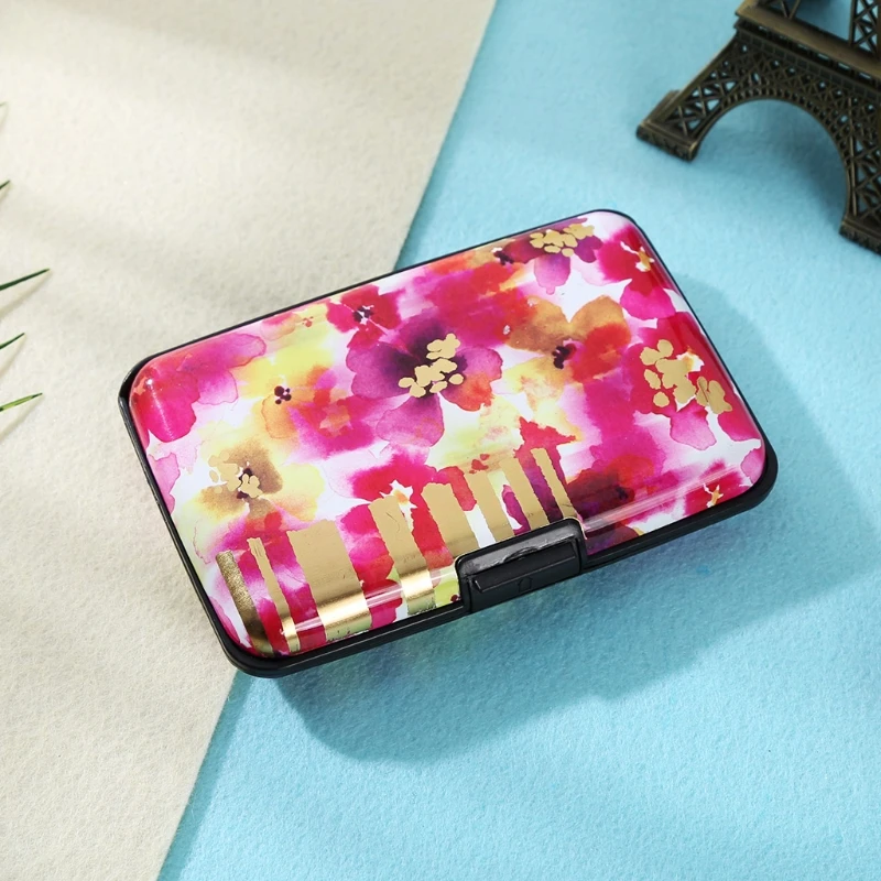 1PC Unisex Casual Fashion RFID Block Aluminium printed Holder Security Wallet Bank Credit Card Hard Case
1PC Unisex Casual Fashion RFID Block Aluminium printed Holder Security Wallet Bank Credit Card Hard Case