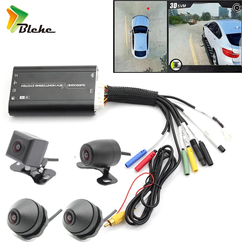 Blchc 3D Car 360 Surround View and bird view parking monitoring system 3d zoom DVR 4-camera coche 360 parking HD 960P Recorder
Blchc 3D Car 360 Surround View and bird view parking monitoring system 3d zoom DVR 4-camera coche 360 parking HD 960P Recorder