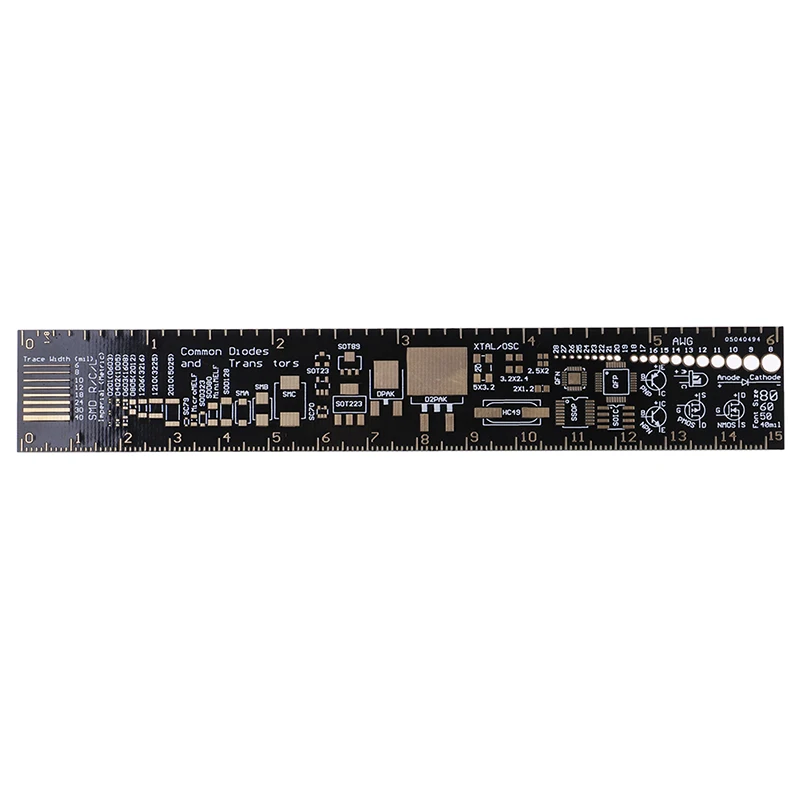 High quality PCB Ruler For Electronic Engineers For Geeks Makers For Arduino Fans PCB Reference Ruler PCB Packaging Units
High quality PCB Ruler For Electronic Engineers For Geeks Makers For Arduino Fans PCB Reference Ruler PCB Packaging Units