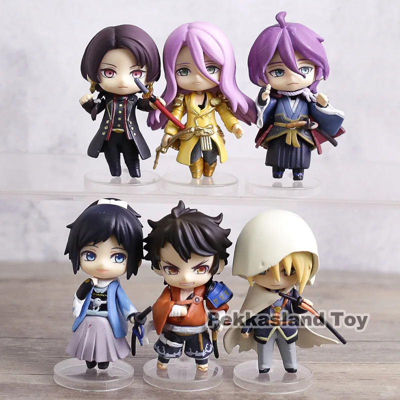 Anime Touken Ranbu Online 1st Squad Kashuu Kiyomitsu Mini PVC Figures Collectible Model Toys 6pcs/set
Anime Touken Ranbu Online 1st Squad Kashuu Kiyomitsu Mini PVC Figures Collectible Model Toys 6pcs/set