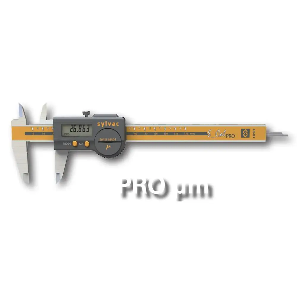SYLVAC Measuring Range 0-150mm 0-6" Resolution 0.001mm/.00005" with protection IP67 Abs System S_Cal EVO µm Digital Calipers
SYLVAC Measuring Range 0-150mm 0-6" Resolution 0.001mm/.00005" with protection IP67 Abs System S_Cal EVO µm Digital Calipers