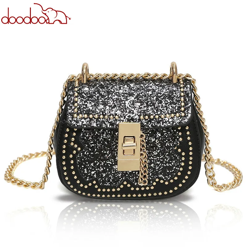 DOODOO Sequin Crossbody Bag For Women Girl Single Shoulder Bag With Chain Wallet Pig Bag High Quality Female Lady Evening bag
DOODOO Sequin Crossbody Bag For Women Girl Single Shoulder Bag With Chain Wallet Pig Bag High Quality Female Lady Evening bag