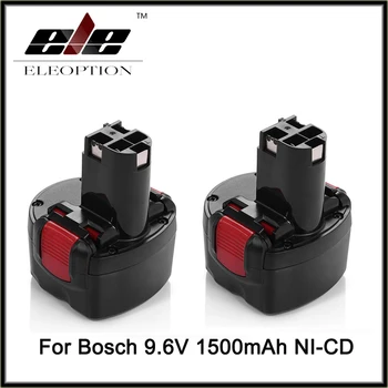 2 pcs Eleoption BAT048 9.6V 1500mAh Rechargeable Battery Pack for Bosch PSR 960 2 607 335 272 32609-RT Ni-CD 
2 pcs Eleoption BAT048 9.6V 1500mAh Rechargeable Battery Pack for Bosch PSR 960 2 607 335 272 32609-RT Ni-CD