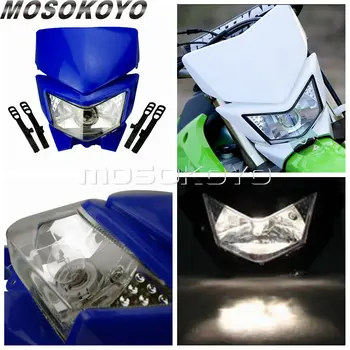 12V 35W Dual Sport Motocross Headlight Kit For Kawasaki Honda Yamaha WRF250 400 426 450 YZ TTR WR XT YZF WR WRF DT MX Enduro
12V 35W Dual Sport Motocross Headlight Kit For Kawasaki Honda Yamaha WRF250 400 426 450 YZ TTR WR XT YZF WR WRF DT MX Enduro