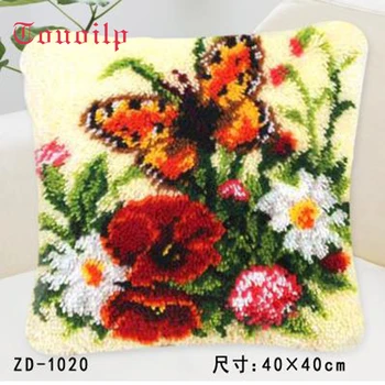 method needlework kit butterfly flower Pillow"do it yourself"latch hook Birds rug kit Unfinshed embroidered carpet pattern
method needlework kit butterfly flower Pillow"do it yourself"latch hook Birds rug kit Unfinshed embroidered carpet pattern