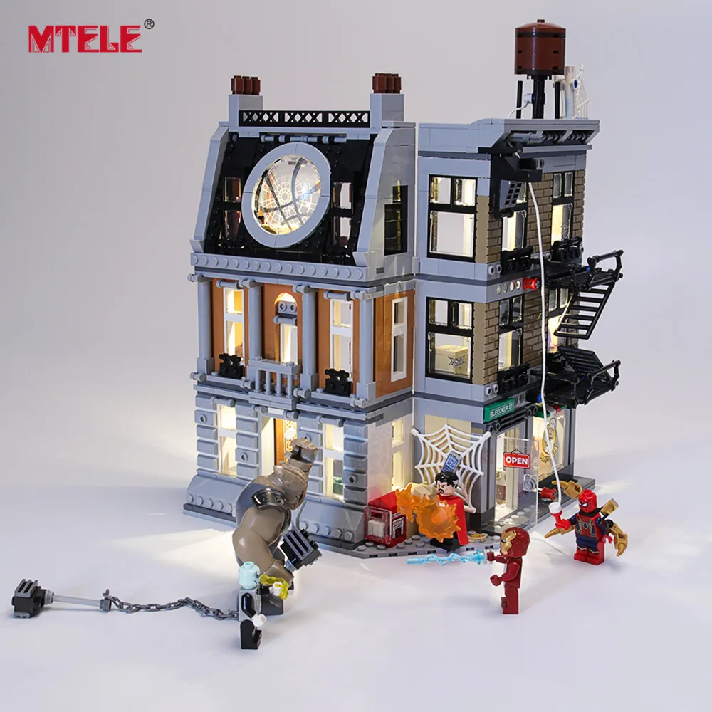MTELE Brand LED Light Up Kit For Super Heroes Series Sanctum Sanctorum Showdown Lighting Set Only Compatile With 76108
MTELE Brand LED Light Up Kit For Super Heroes Series Sanctum Sanctorum Showdown Lighting Set Only Compatile With 76108