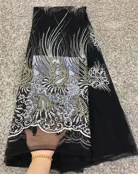 Black african tulle lace fabric high high quality net lace with stones for bried dress nigerian embroidered lace 5yards/lot Y-26
Black african tulle lace fabric high high quality net lace with stones for bried dress nigerian embroidered lace 5yards/lot Y-26