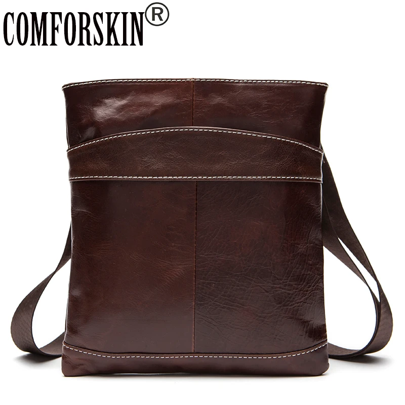 COMFORSKIN Brand Genuine Leather Bolsas Casual Retro Men Messenger Bags Hot Designer Large Capacity Practical Men Leather Bags
COMFORSKIN Brand Genuine Leather Bolsas Casual Retro Men Messenger Bags Hot Designer Large Capacity Practical Men Leather Bags
