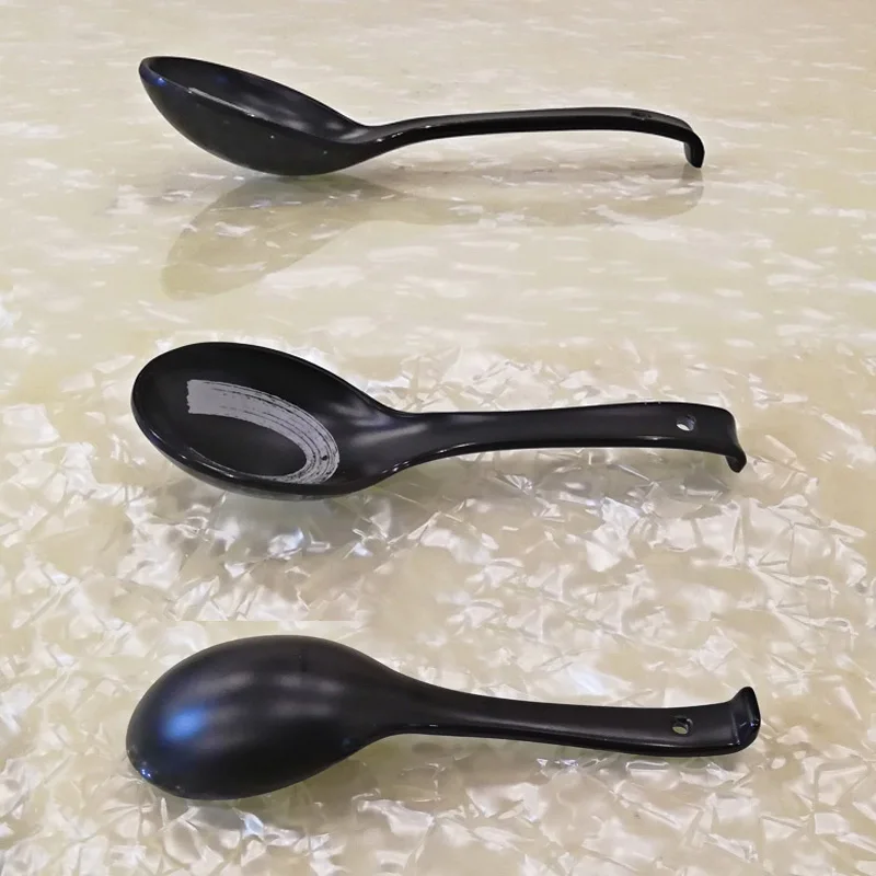 Black Frosted Imitation Porcelain Dinnerware Soup Spoon Small Bowl Taste Dish Cafeteria A5 Melamine Tableware Dinner Plate Black Frosted Imitation Porcelain Dinnerware Soup Spoon Small Bowl Taste Dish Cafeteria A5 Melamine Tableware Dinner Plate