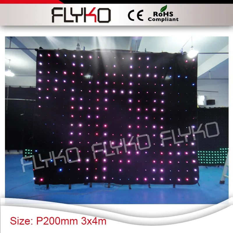 popular hot design size 10ft x 14ft led cloth P20CM clear display video vision curtain cloth stage lighting
popular hot design size 10ft x 14ft led cloth P20CM clear display video vision curtain cloth stage lighting