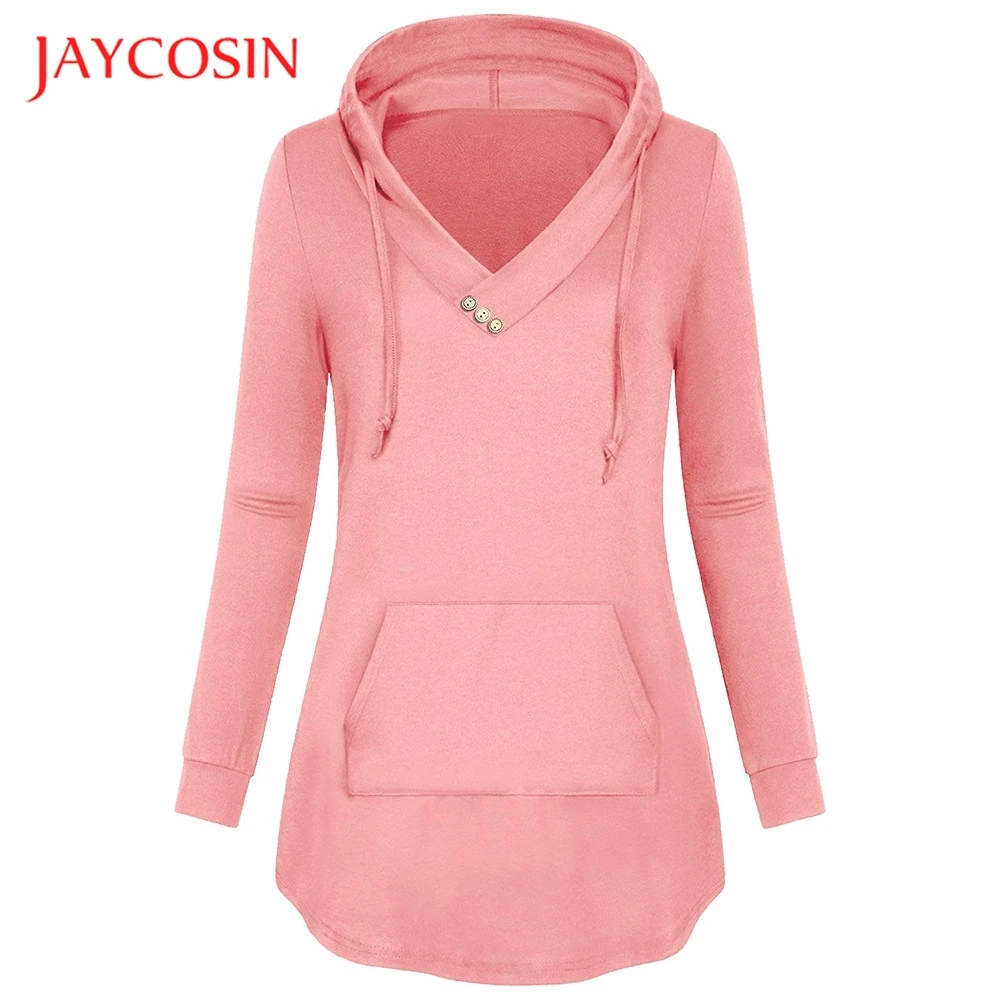JAYCOSIN V-Neck Button Pullover Hooded Lightweight Sweatshirt With Pocket Blouses New Arrival 2019 Blouse Casual Occasion
JAYCOSIN V-Neck Button Pullover Hooded Lightweight Sweatshirt With Pocket Blouses New Arrival 2019 Blouse Casual Occasion