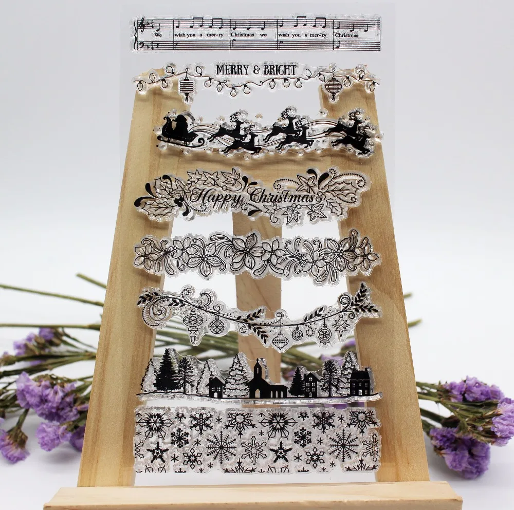 Christmas Flower Clear Stamps Deer Transparent Stamp for Scrapbooking DIY Seal Photo Album Decor Embossing Folder Template Sheet
Christmas Flower Clear Stamps Deer Transparent Stamp for Scrapbooking DIY Seal Photo Album Decor Embossing Folder Template Sheet