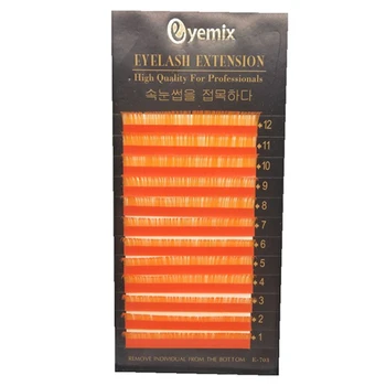 Eyemix Orange Color False Eyelash Extension Professional Colored Eyelash Extensions Makeup Tool
Eyemix Orange Color False Eyelash Extension Professional Colored Eyelash Extensions Makeup Tool