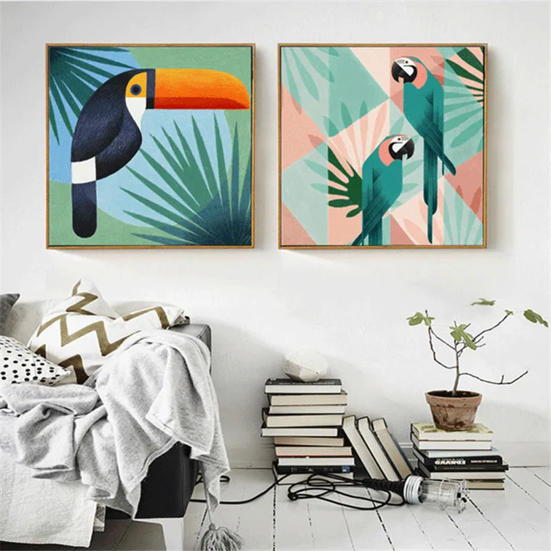 HAOCHU Classical American Village Pastoral Cartoon Bird Watercolor Porch Mural Decorative Painting Wall Picture Poster HomeDecor
HAOCHU Classical American Village Pastoral Cartoon Bird Watercolor Porch Mural Decorative Painting Wall Picture Poster HomeDecor