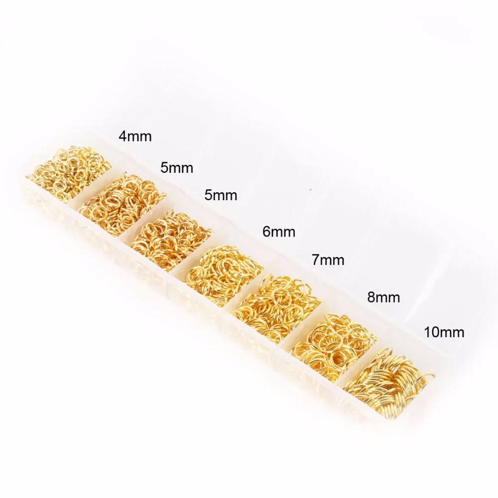 1800-2000pcs/lot Mix Open Jump Ring 3 4 5 6 7 8 10mm link loop Silver Gold Rhodium for DIY Jewelry Findings Connector FQA019 
1800-2000pcs/lot Mix Open Jump Ring 3 4 5 6 7 8 10mm link loop Silver Gold Rhodium for DIY Jewelry Findings Connector FQA019