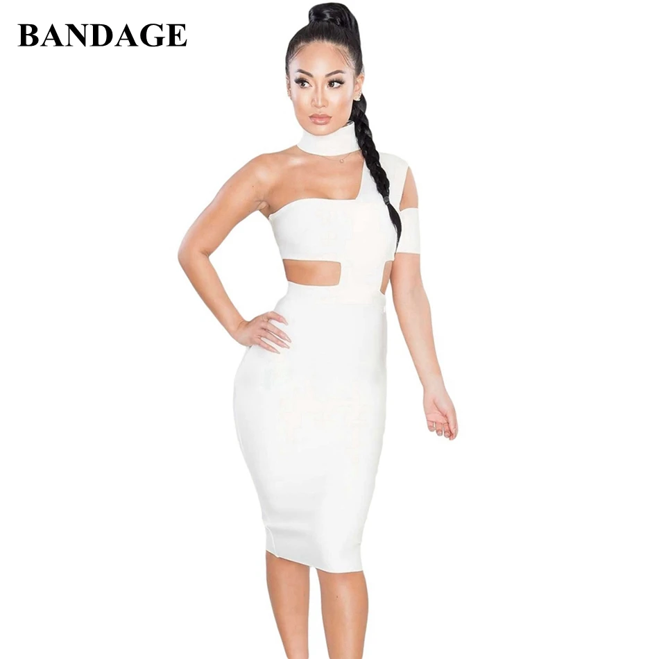 BANDAGE White Black Bandage Dress Summer Women Boutiques One Shoulder Sexy Hollow Out Bodycon Vestidos Club Wear Party Dress
BANDAGE White Black Bandage Dress Summer Women Boutiques One Shoulder Sexy Hollow Out Bodycon Vestidos Club Wear Party Dress