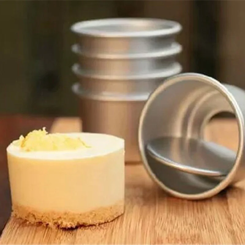 1pcs 5 Sizes Can Choose Kitchen New Mini DIY Aluminum Alloy Round Cake Pan Removable Bottom Pudding Mold Baking Tools
1pcs 5 Sizes Can Choose Kitchen New Mini DIY Aluminum Alloy Round Cake Pan Removable Bottom Pudding Mold Baking Tools
