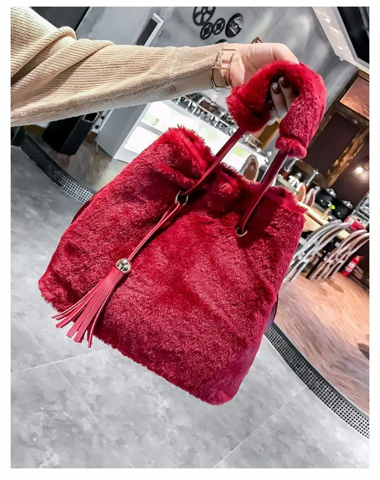 designer fur bag