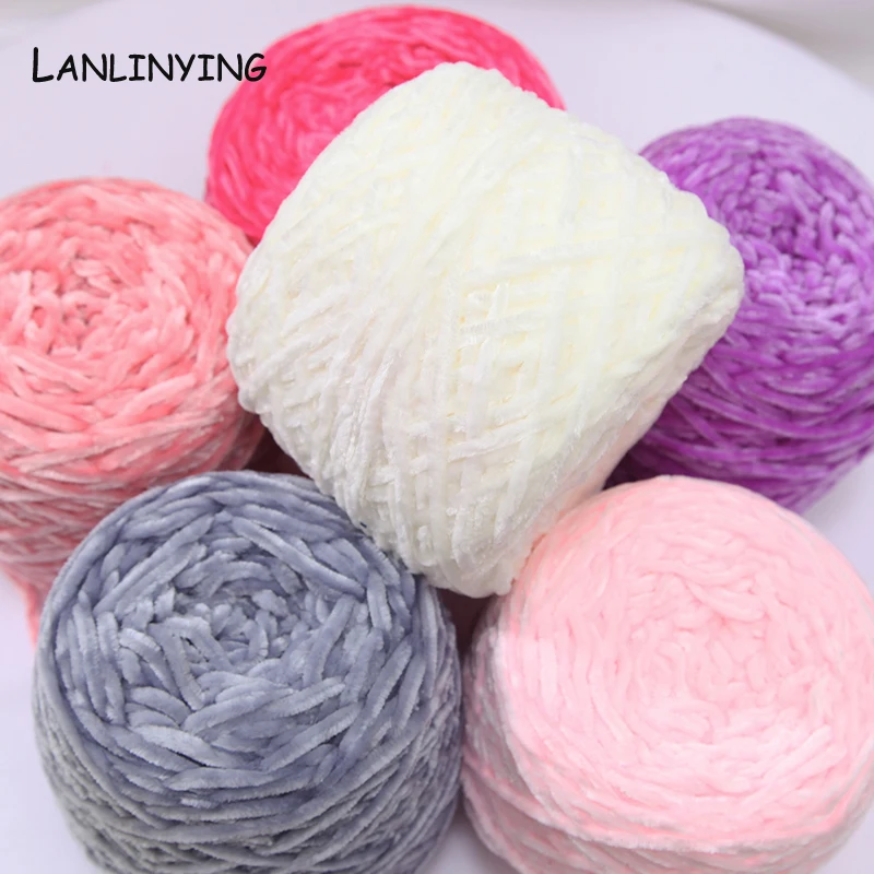 220g/Ball High Quality Chenille Gold Velvet Yarn Soft Warm Scarf Line Hand Woven Yarn Hand-knitted Crochet Thread D585
220g/Ball High Quality Chenille Gold Velvet Yarn Soft Warm Scarf Line Hand Woven Yarn Hand-knitted Crochet Thread D585