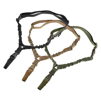 1.5m Outdoor Adjustable Single Point Sling Nylon Adjustable Bungee Rifle Shoulder strap length for Airsoft
1.5m Outdoor Adjustable Single Point Sling Nylon Adjustable Bungee Rifle Shoulder strap length for Airsoft